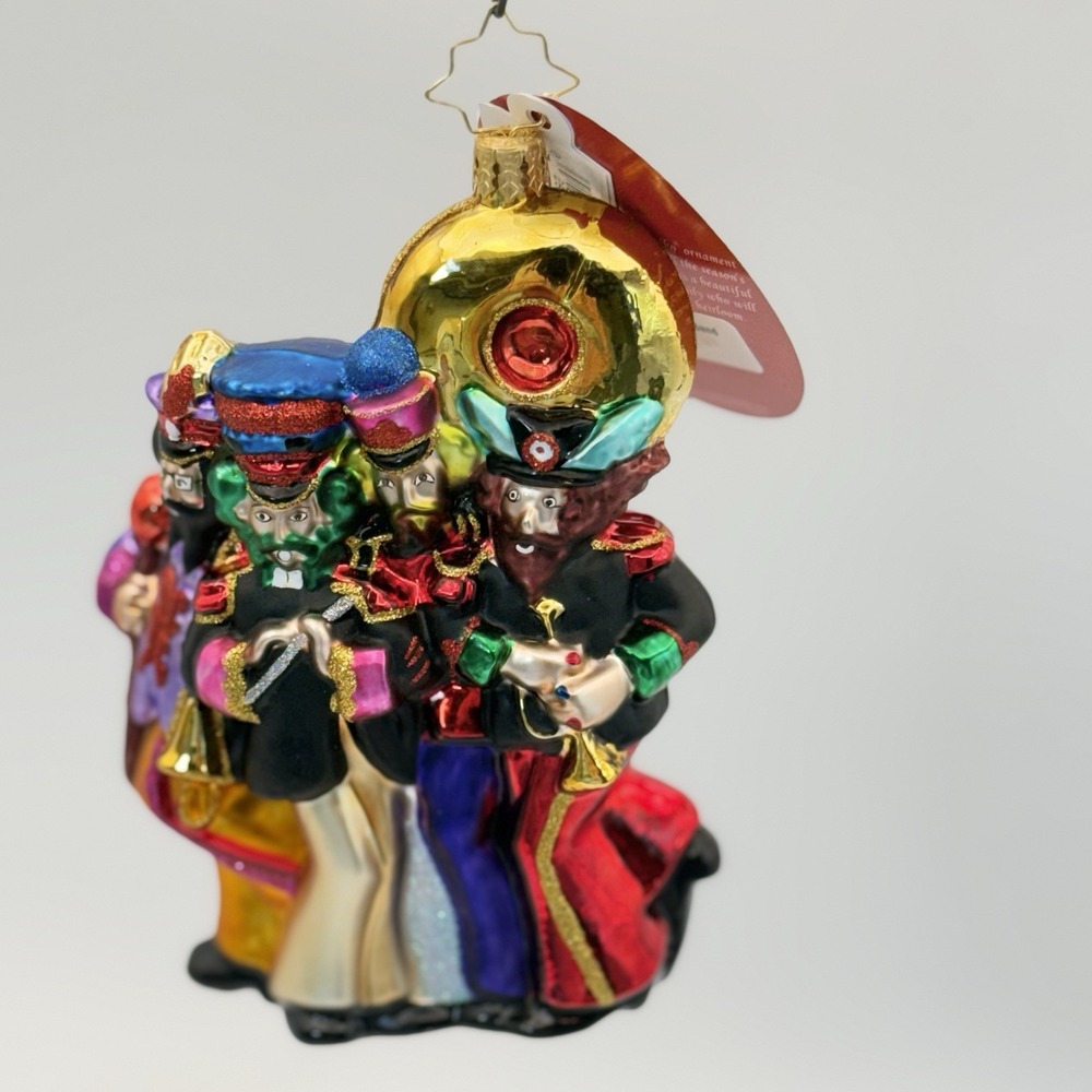 Christopher Radko Four Man Imaginary Band Beatles European Glass Ornament #1067
